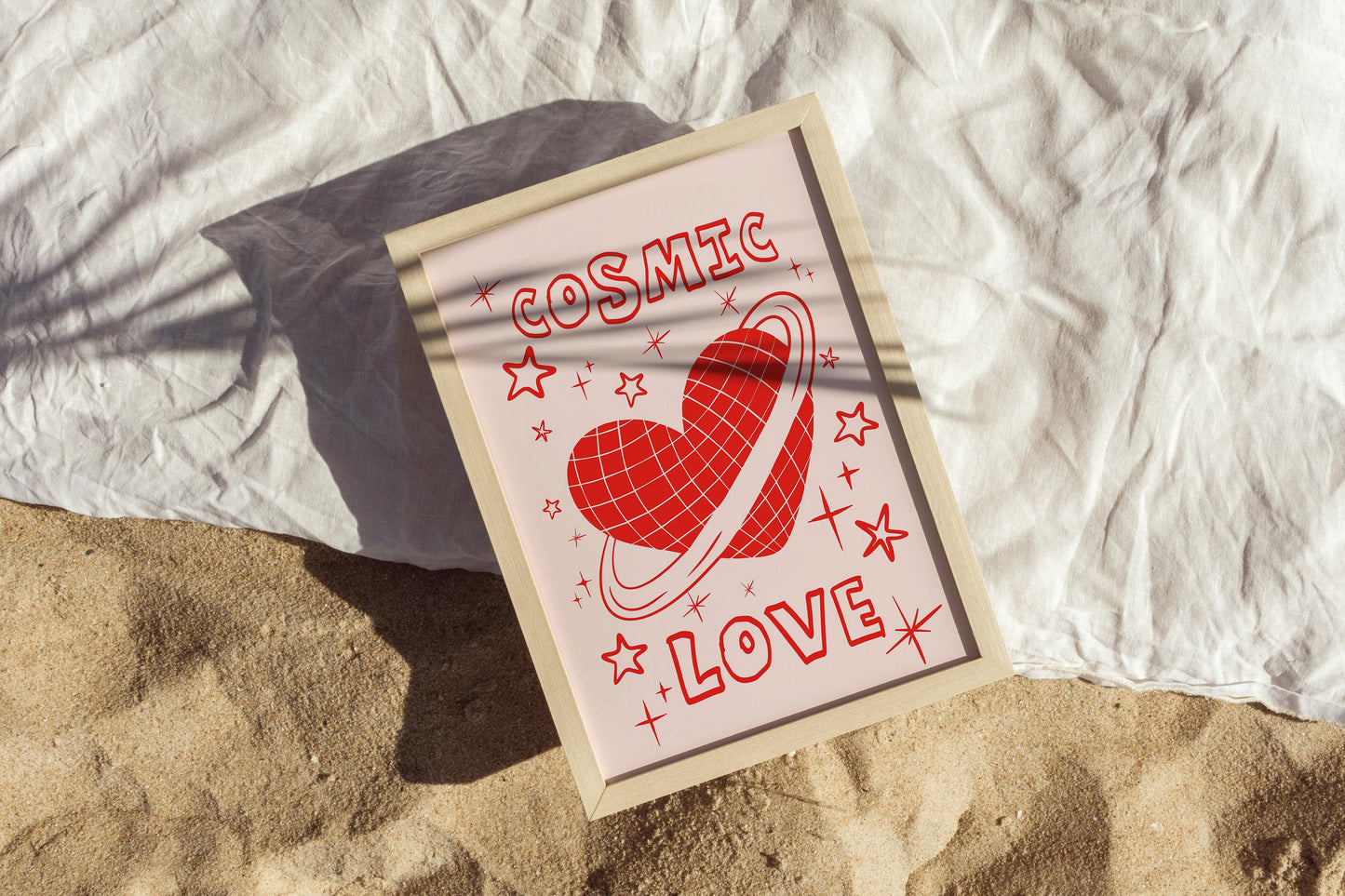 Down Bad - Cosmic Love print