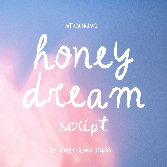 Honey Dream Script Whimsical Handwritten Font