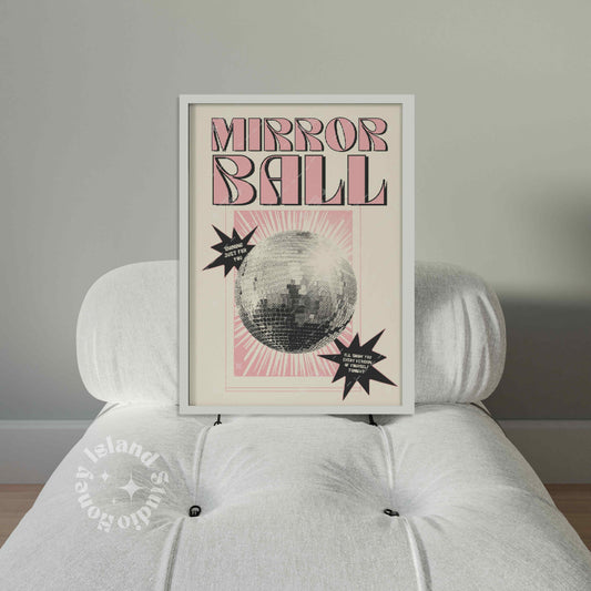 Taylor Mirror Ball Poster