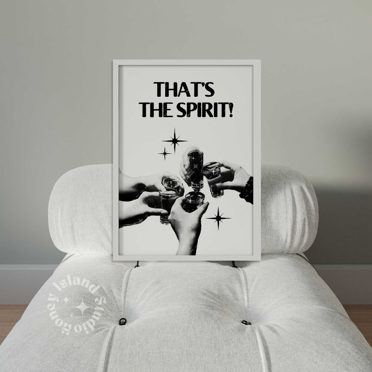 That's the spirit cocktail poster