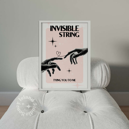 Taylor Invisible String Poster