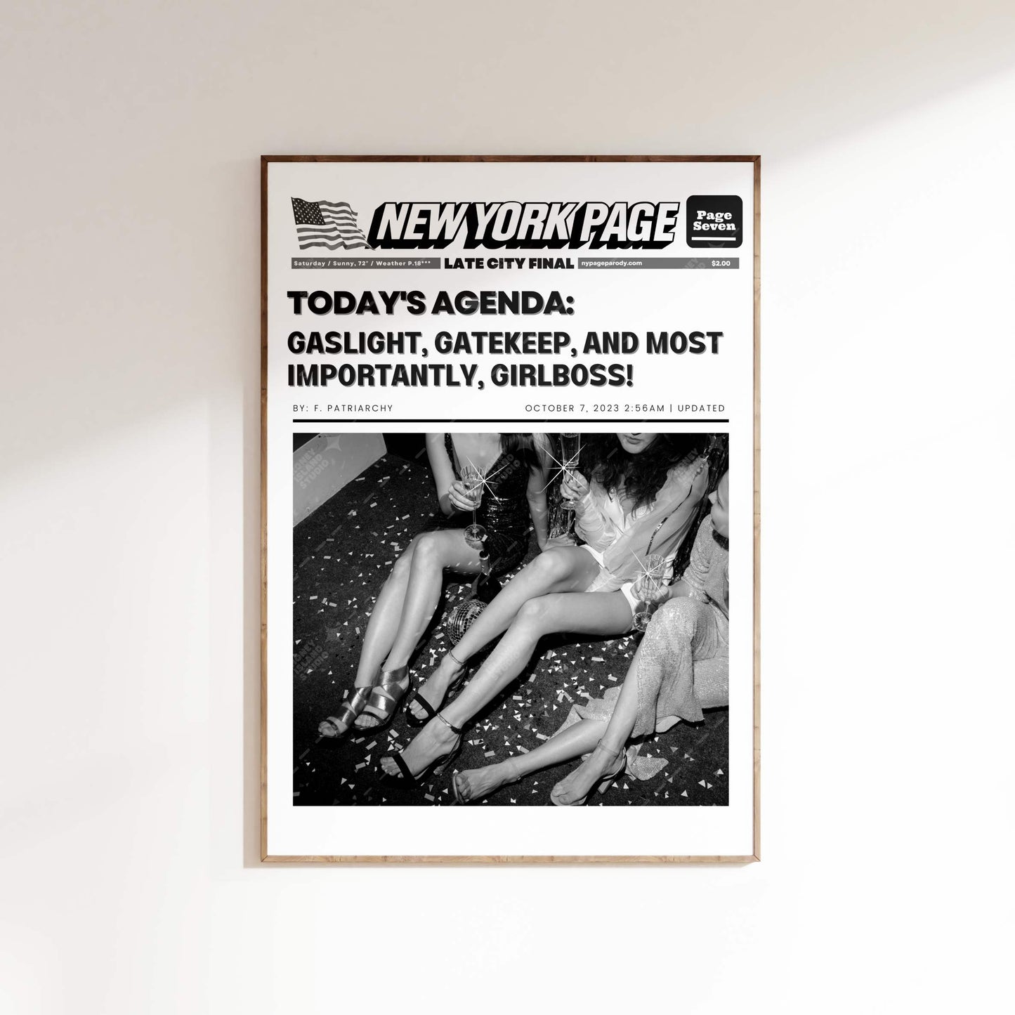 Newspapers Gaslight, Girlboss, Gatekeep - Digital