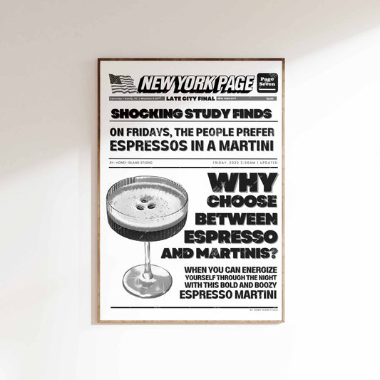 Newspapers Espresso Martini - Digital