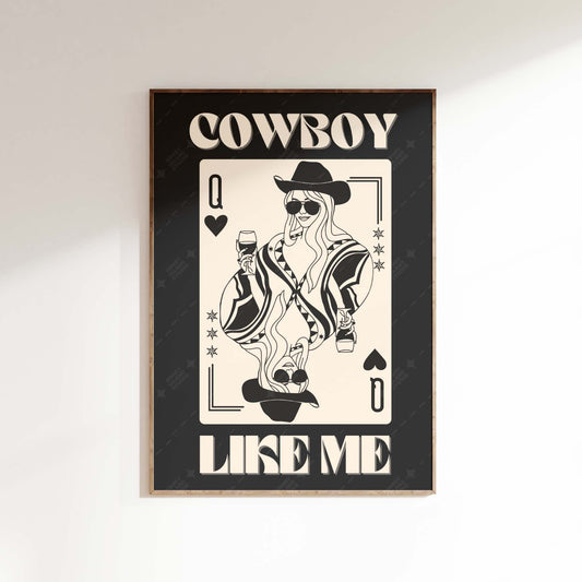 Taylor Cowboy Like Me Queen of Hearts Black - Digital