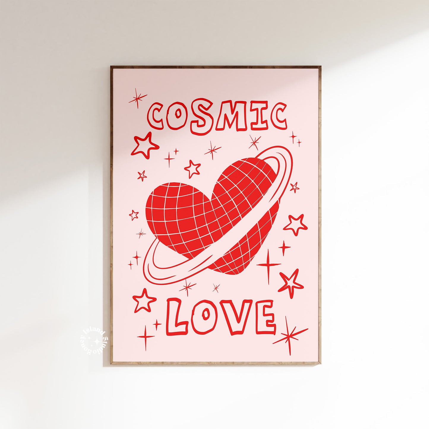 Down Bad - Cosmic Love print