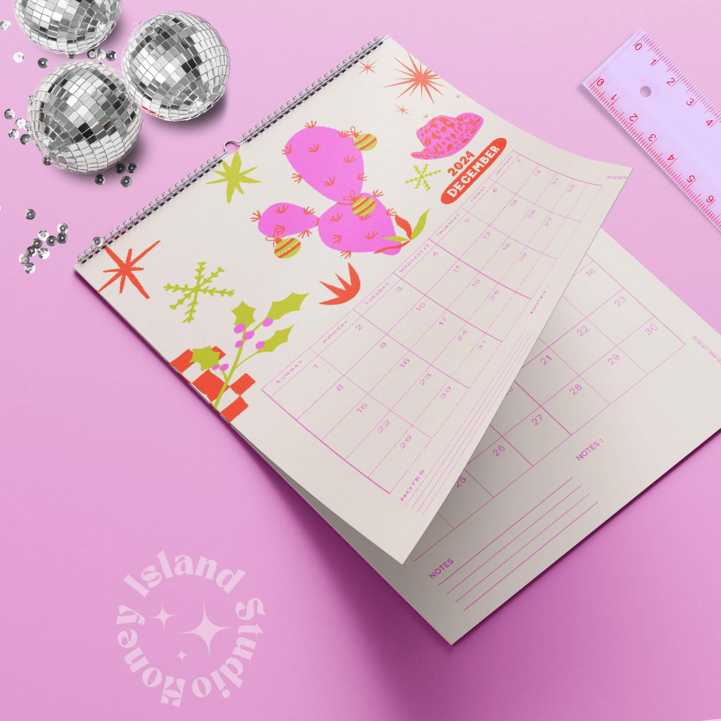 2024 Calendar Daily Planner Cowgirl