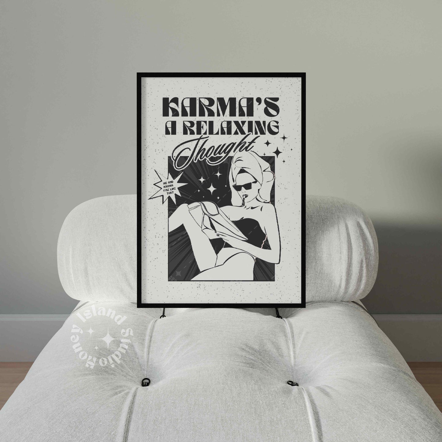 Taylor Karma is a Relaxing Thought Poster