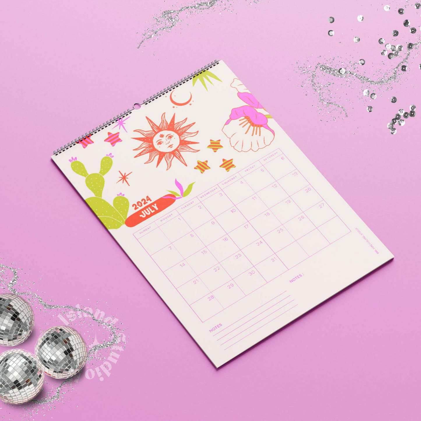 2024 Calendar Daily Planner Cowgirl