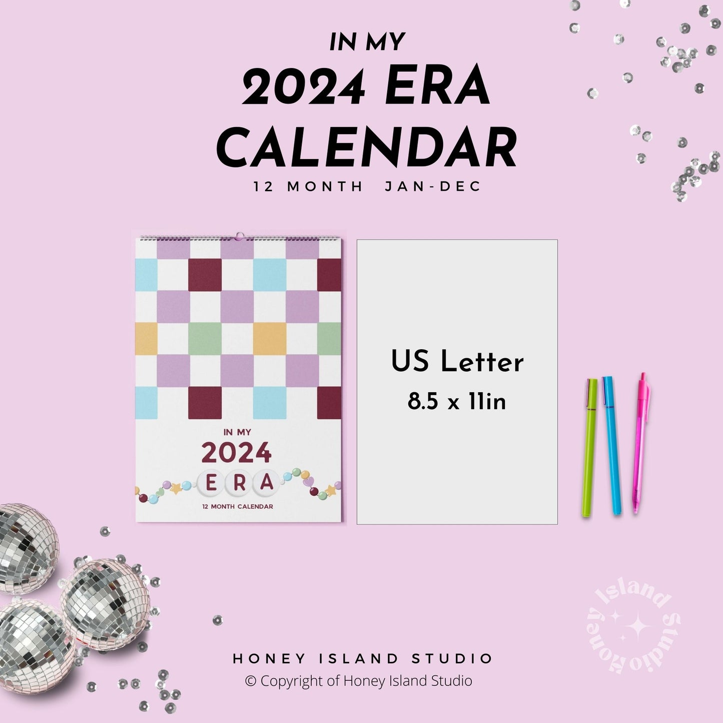 The Eras Calendar 2024 Daily Planner