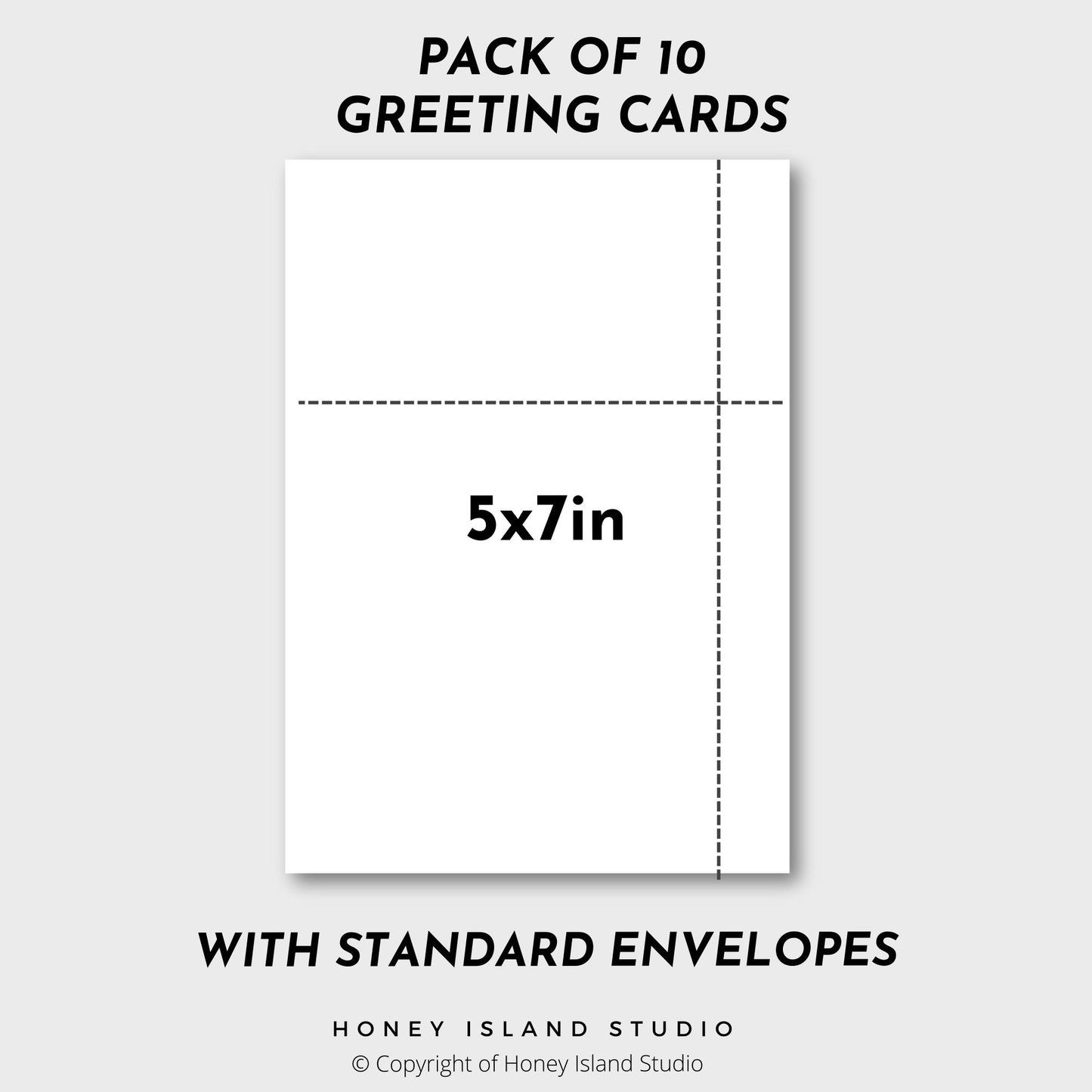 Queen Of My Heart - Pack of 10 Greeting Cards (standard envelopes) (US & CA)