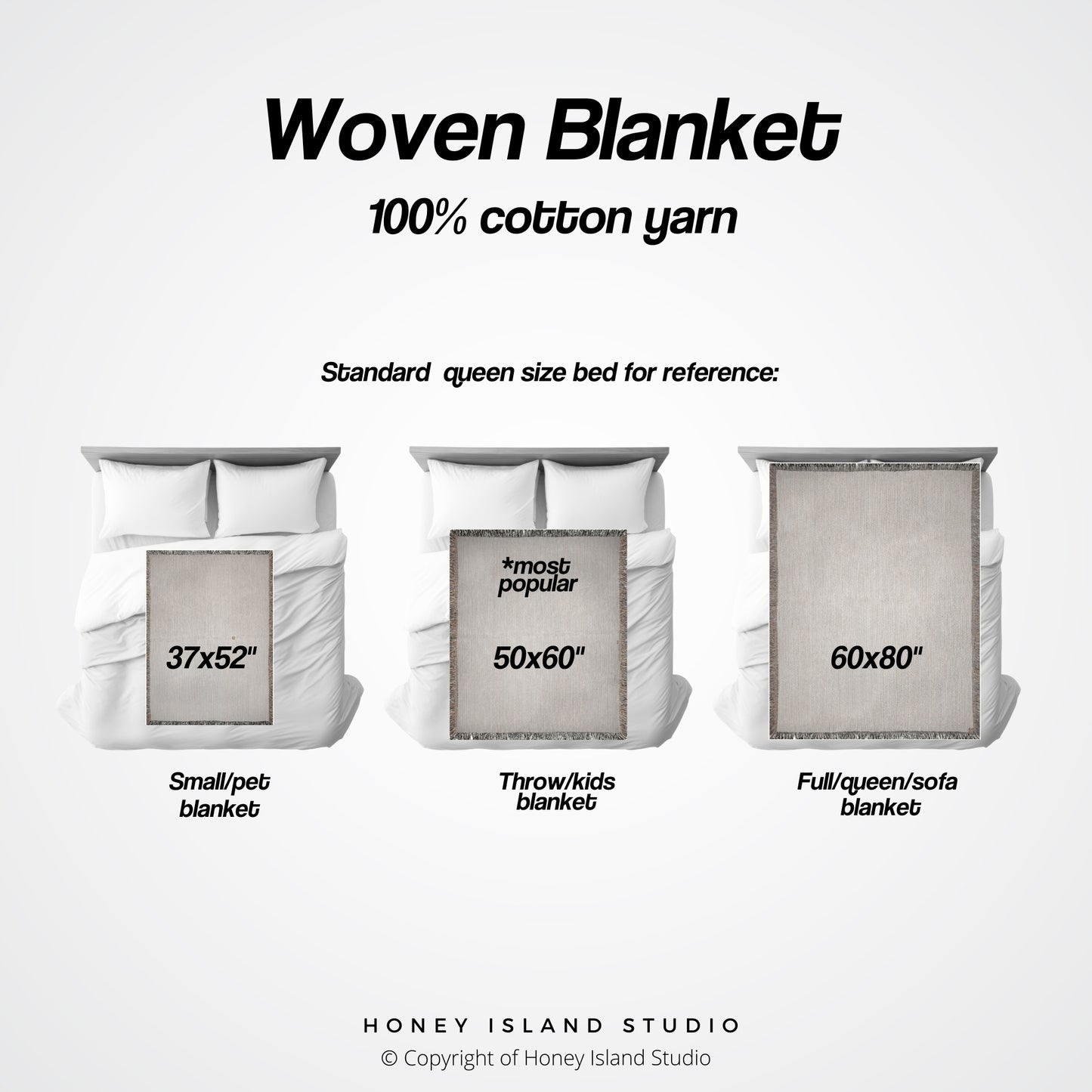 New York Doodles Woven Blanket