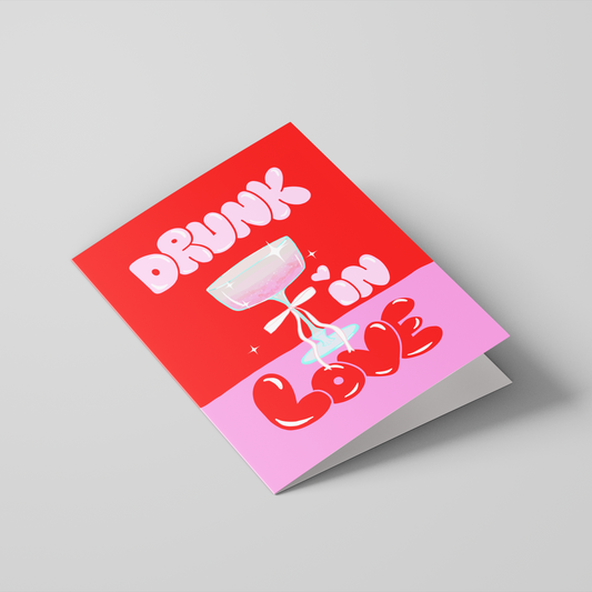 Drunk In Love Cheers Pack of 10 Greeting Cards
