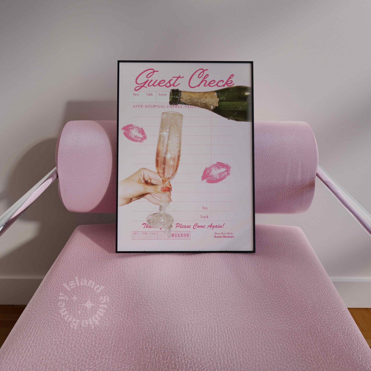 Guest Check Champagne - Poster