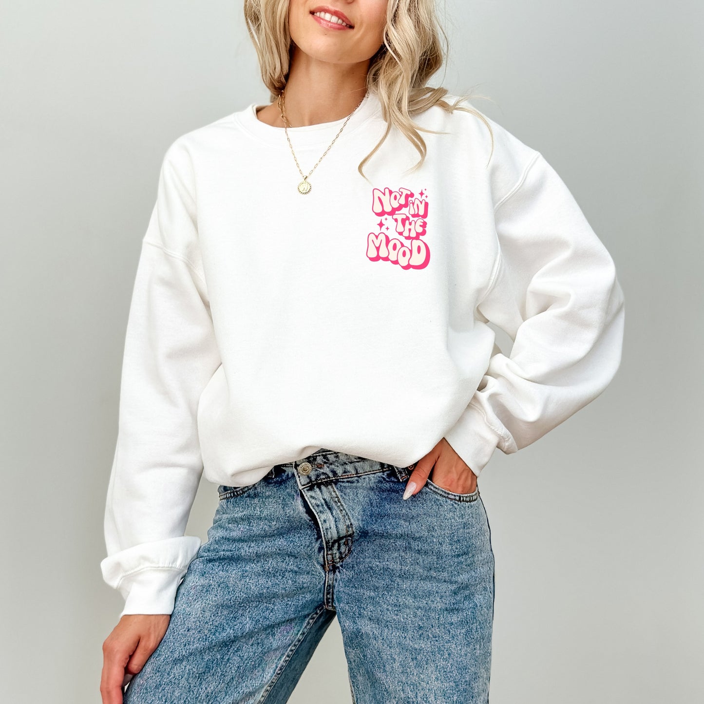 Not In The Mood Classic Crewneck Sweatshirt