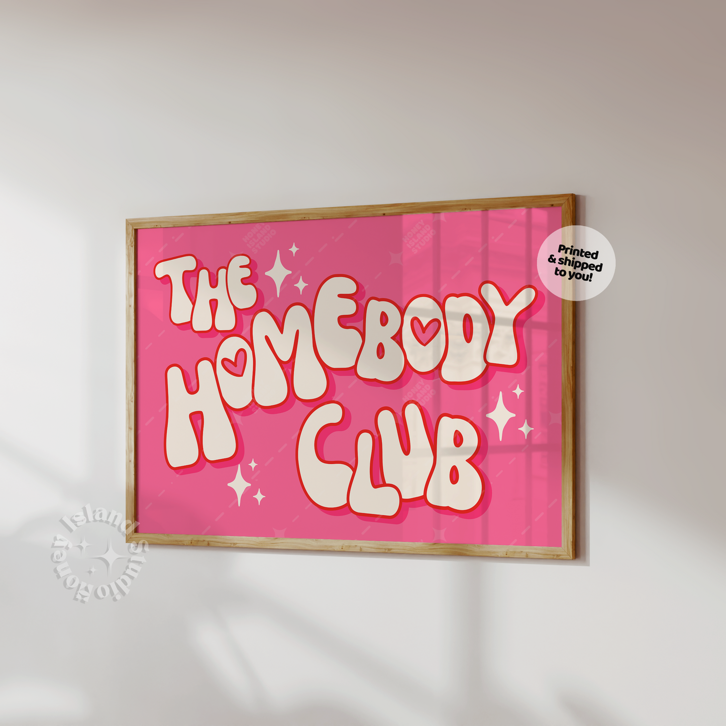 The Homebody club horizontal landscape print