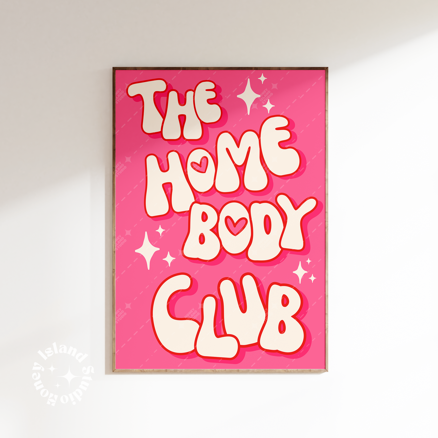 The Homebody club heart print