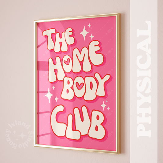 The Homebody club heart print