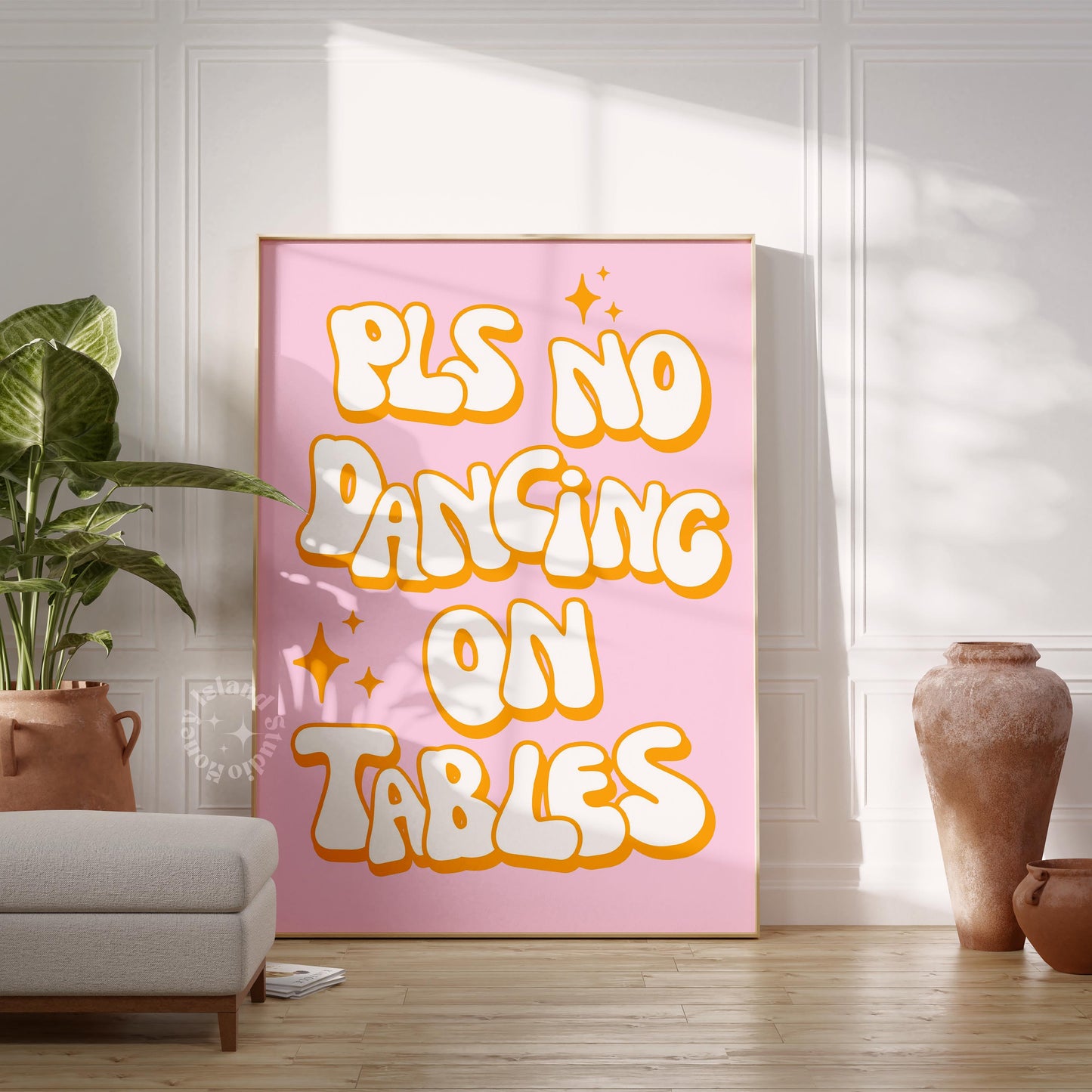Please No Dancing On Tables Poster