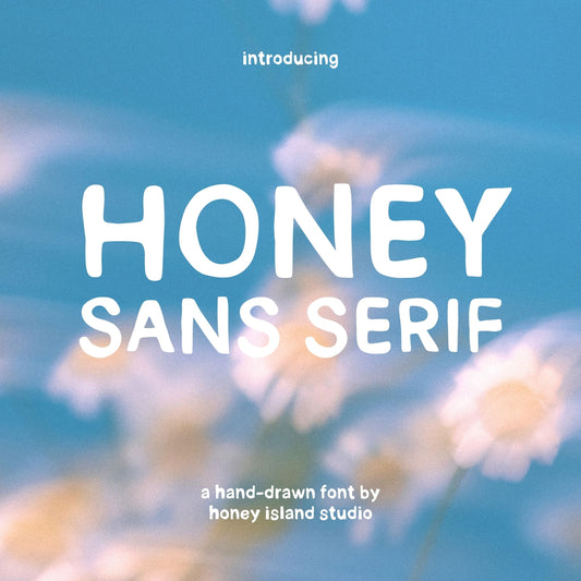 Honey Sans Serif Handwritten Font
