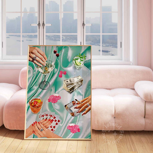 Poker Night Poster - Green