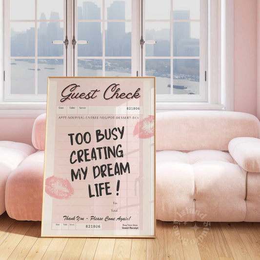 Guest Check Dream Life - Digital