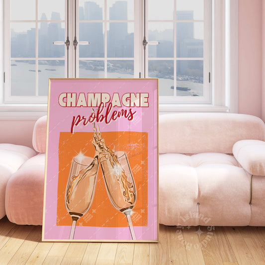 Taylor Champagne Problems - Poster