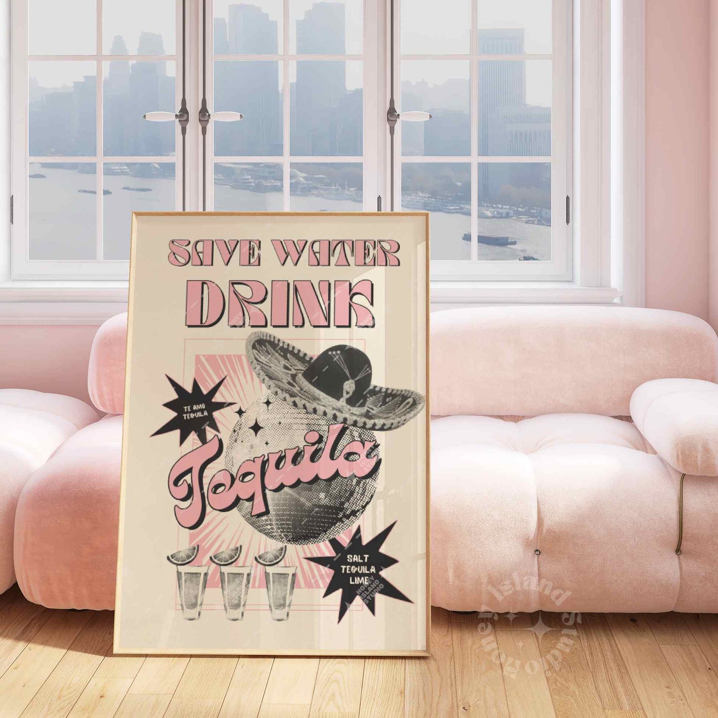 Save Water Tequila Poster