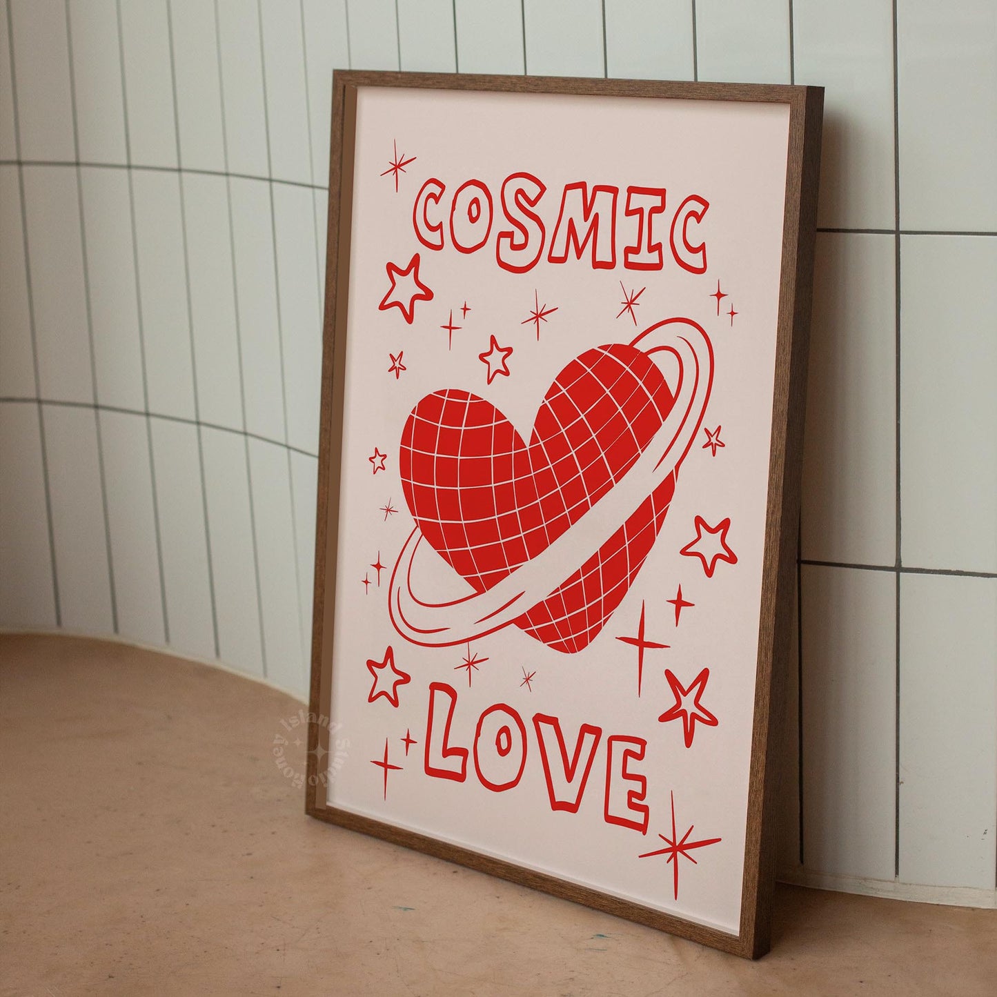 Down Bad - Cosmic Love print
