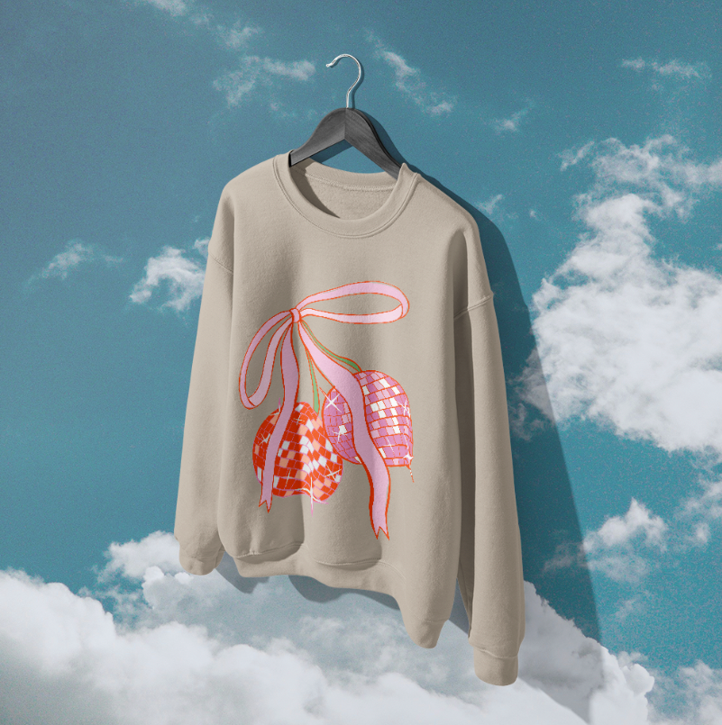 Coquette Disco Ball Classic Unisex Crewneck Sweatshirt
