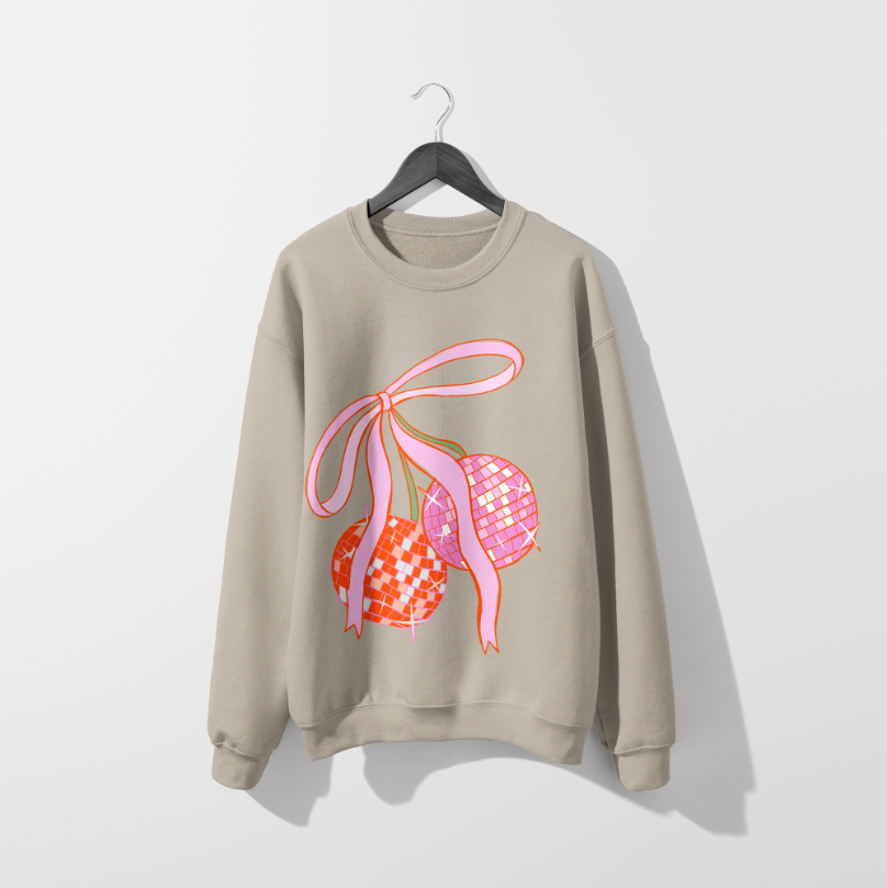 Coquette Disco Ball Classic Unisex Crewneck Sweatshirt