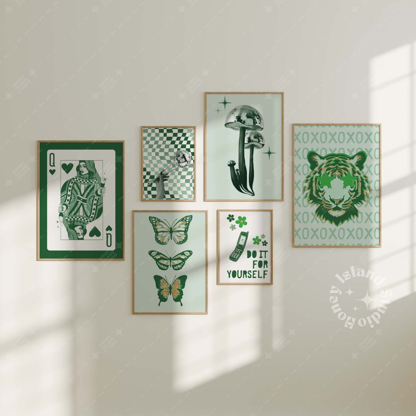 Tiger preppy wall art Poster