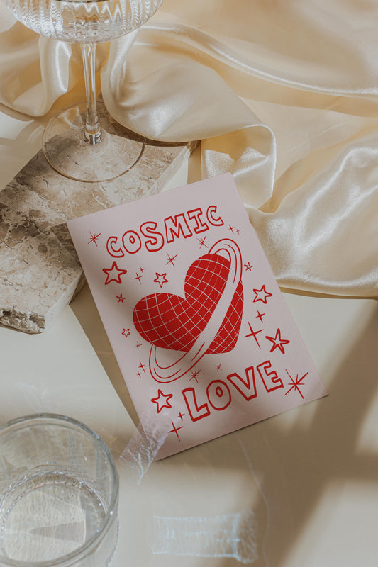 Down Bad - Cosmic Love print