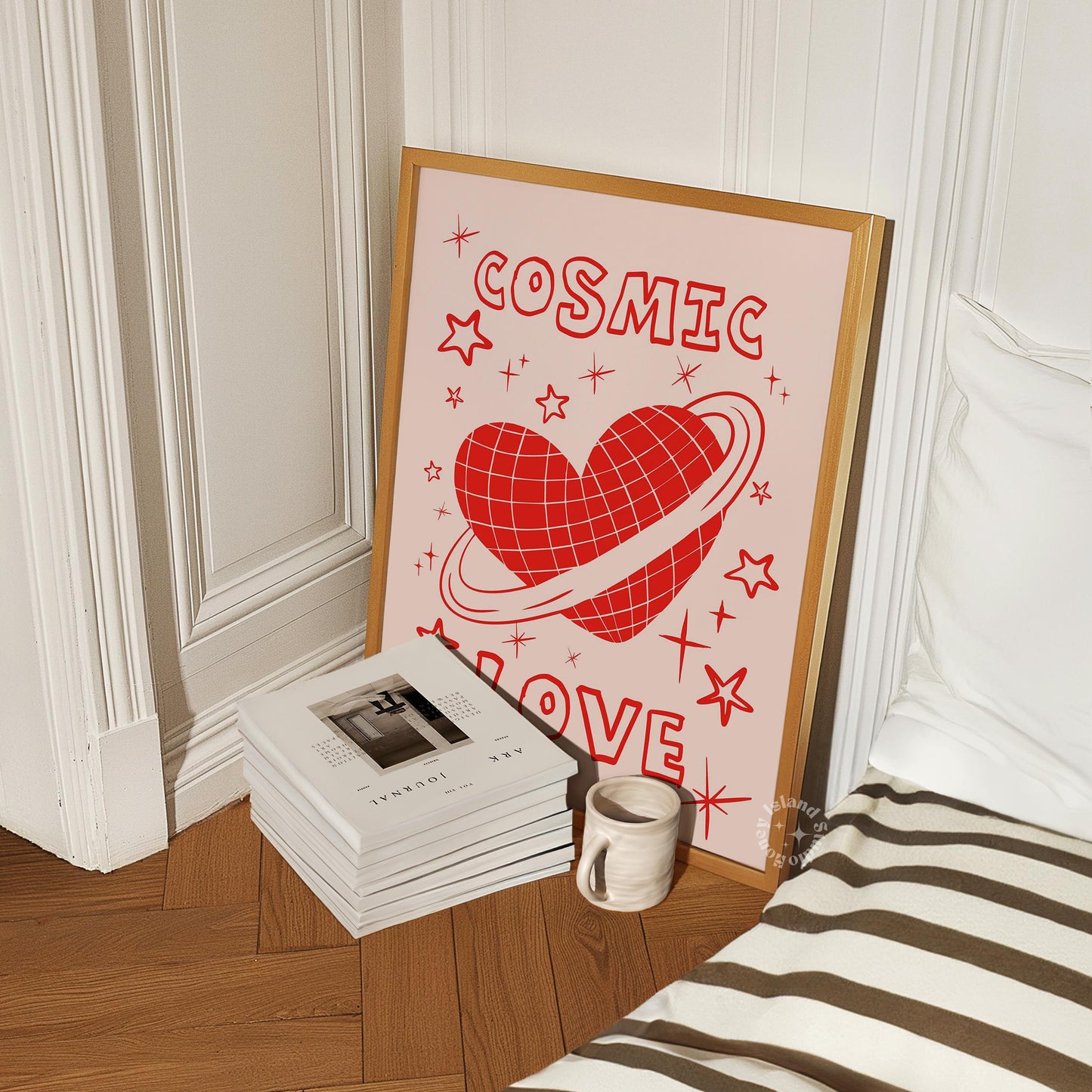 Down Bad - Cosmic Love print