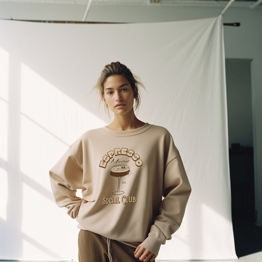 Espresso Martini Social Club Classic Unisex Crewneck Sweatshirt