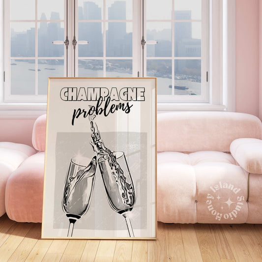 Taylor Champagne Problems Poster