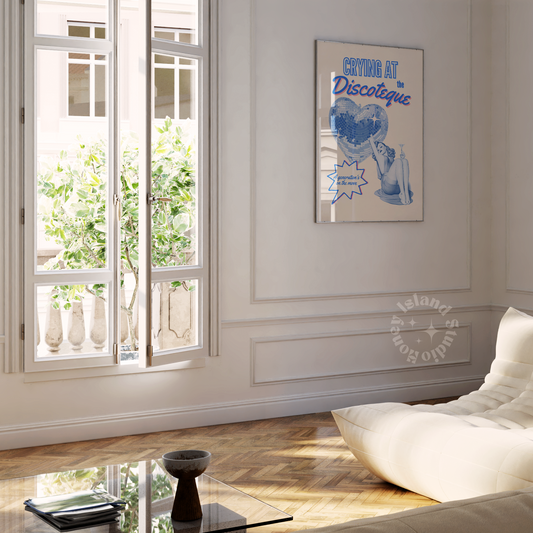 Crying at the discoteque disco retro dorm decor