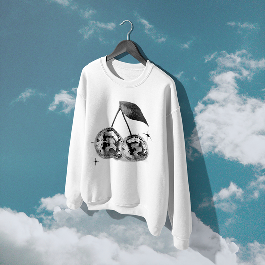 Disco Cherries Classic Unisex Crewneck Sweatshirt