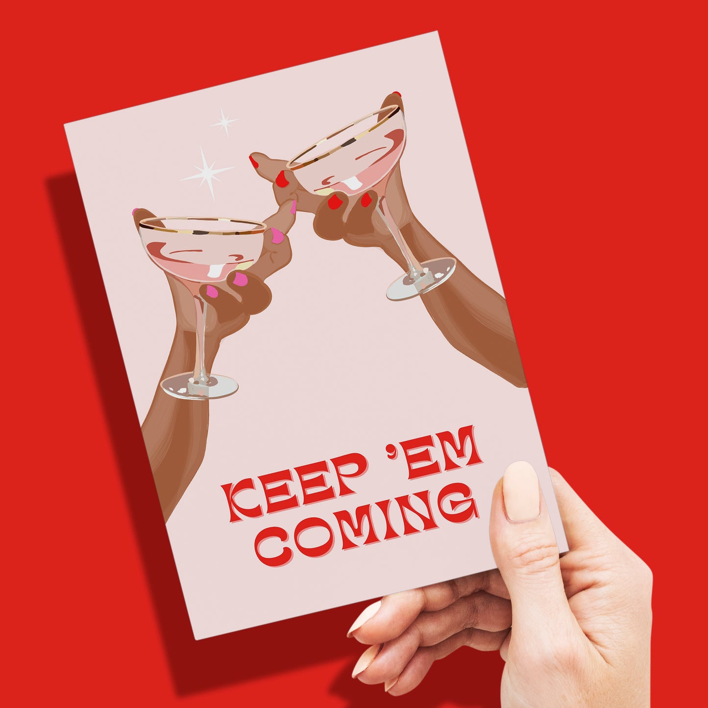 Keep 'Em Coming Pack of 10 Greeting Cards (standard envelopes)