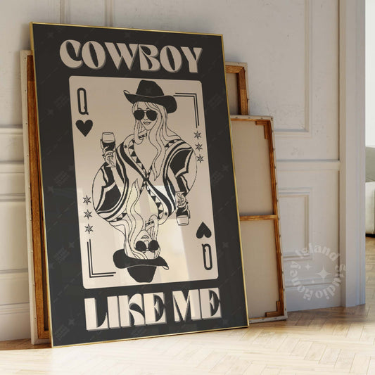 Taylor Cowboy Like Me Queen of Hearts Black - Digital