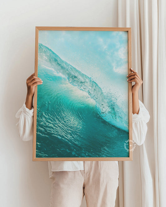 Wave Art Print Unframed