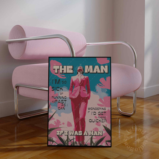 Taylor The Man Lyric Poster