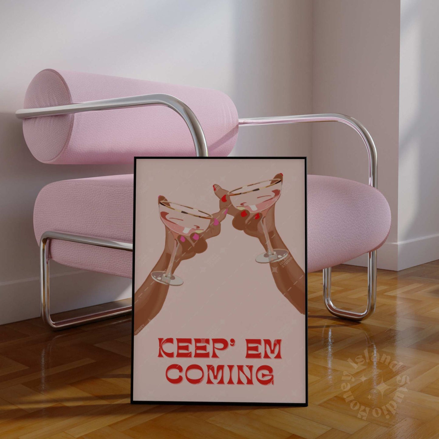 Keep 'Em Coming Cheers Poster