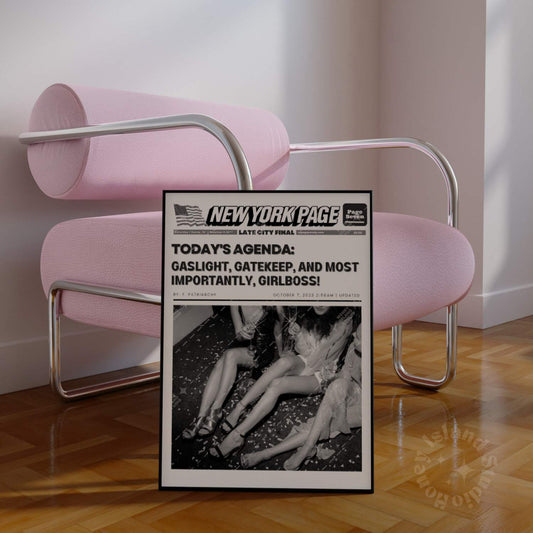 Newspapers Gaslight, Girlboss, Gatekeep - Digital