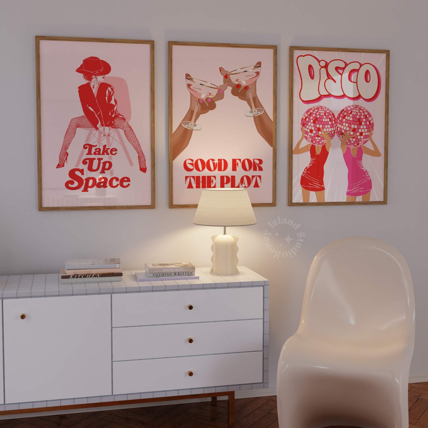 Good for the plot Cheers Poster, Wall Art Print, Bar cart Decor
