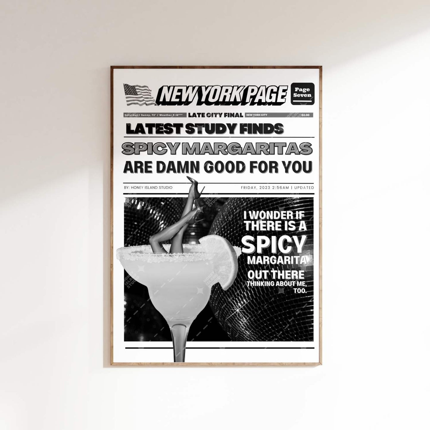 Newspapers Spicy Margaritas - Digital