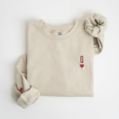 Queen of Hearts Classic Unisex Crewneck Sweatshirt