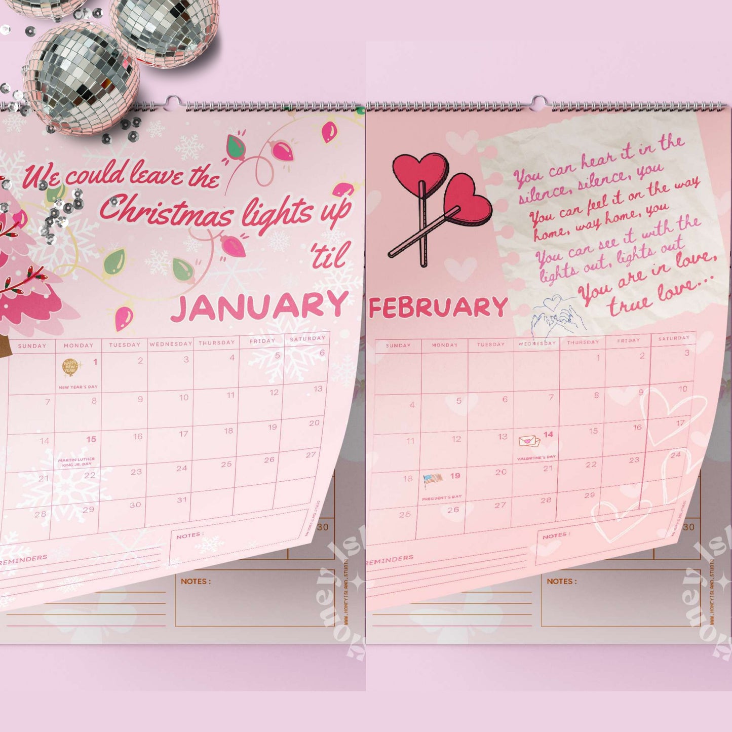 TS 2024 Calendar Daily Planner