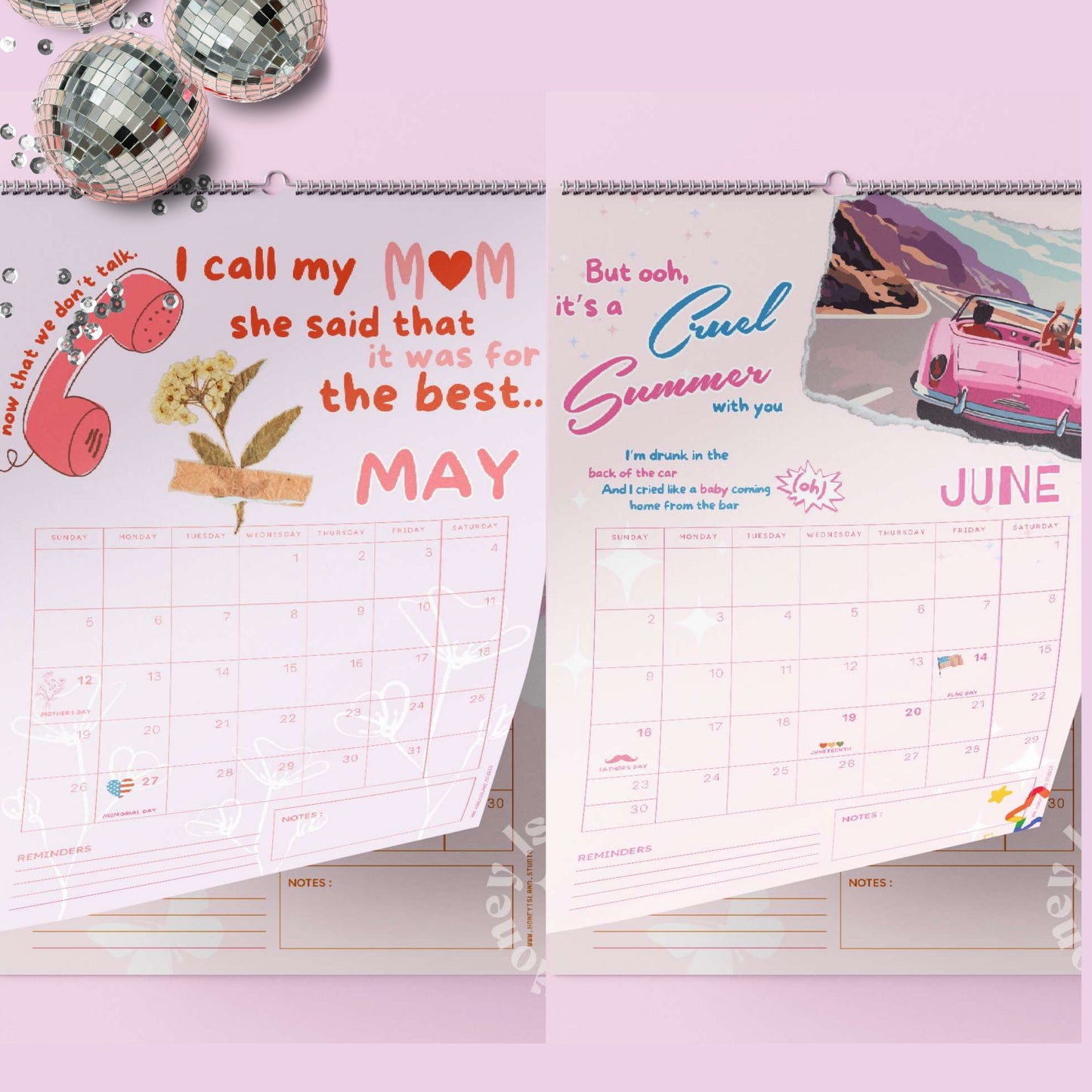 TS 2024 Calendar Daily Planner