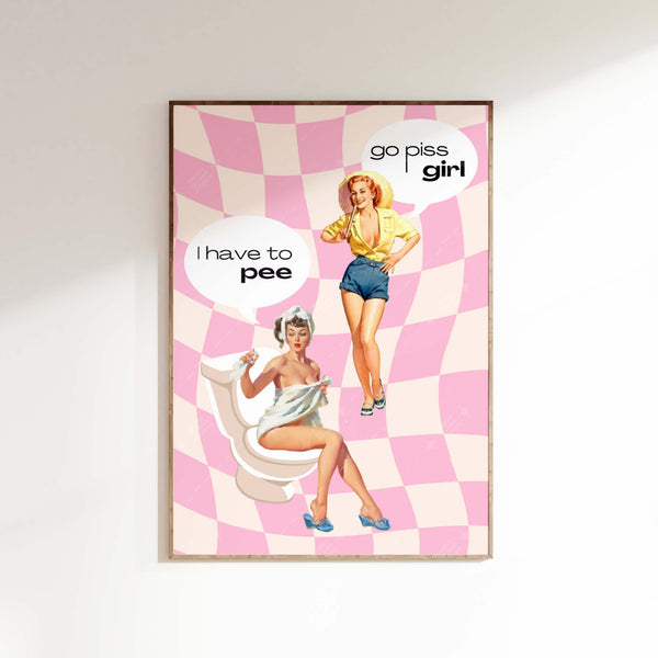 Go Piss Girl Pink - Digital