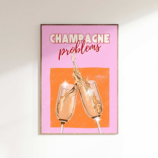 Taylor Champagne Problems - Poster